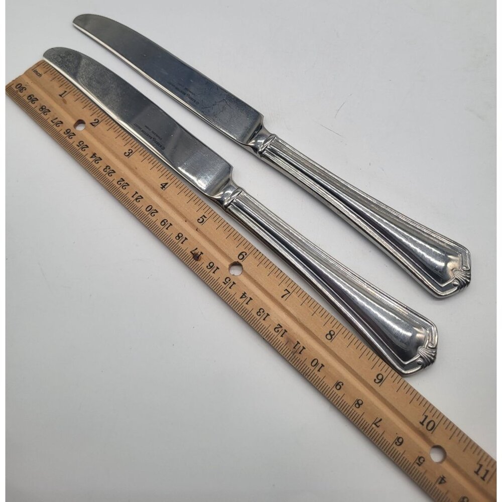 Reed & Barton Select HADLEY Stainless Steel Dinner Knives Set of 2 - Picture 5 of 5